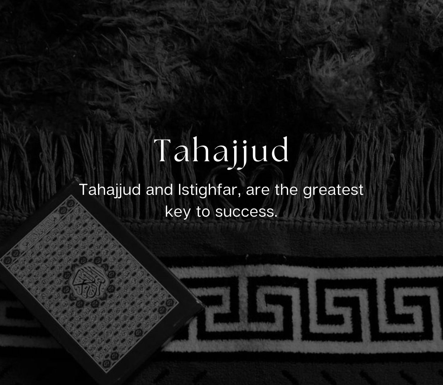 Tips for Waking Up for Tahajjud Prayer